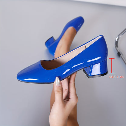 Eleganza™ – Modische Damen Pumps mit Bequemem Blockabsatz