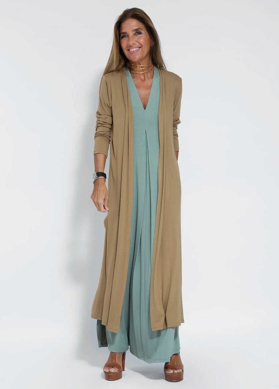 Elfleda - Langes Kleid inklusive Weste