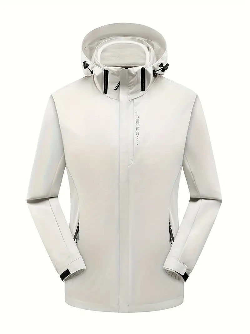 Ellistyn: Wasserdichte, winddichte Hardshelljacke mit Fleece-Innenjacke