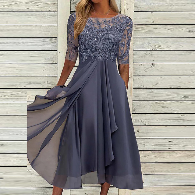 Emilia: Dunkelblaues Kleid für festliche Anlässe
