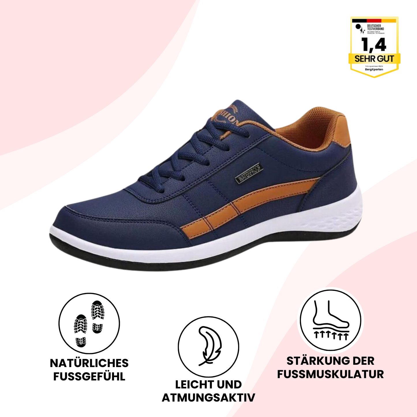 Ergonomische, schmerzlindernde Komfortschuhe von Krohn-e – Unisex