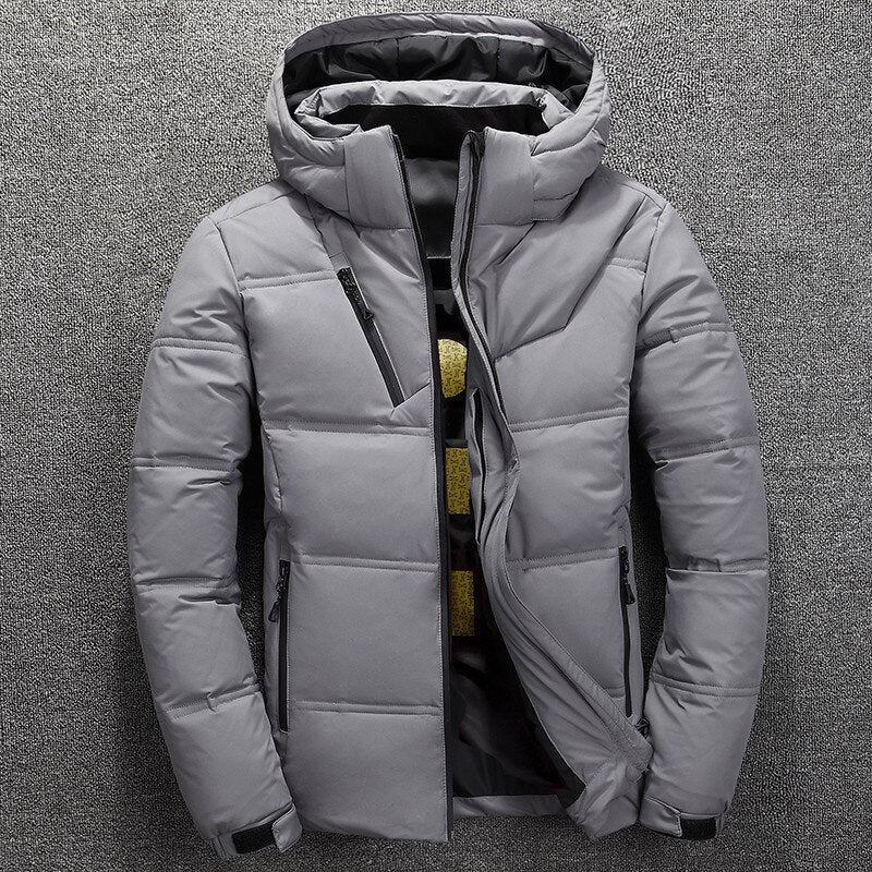 Elarova |  Extra warme abnehmbare Winterjacke mit Kapuze