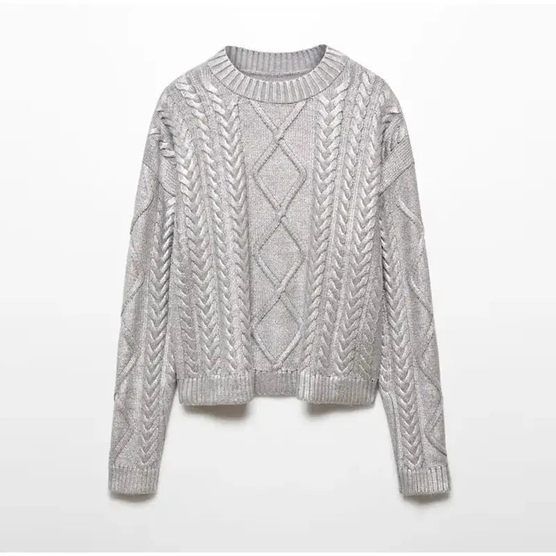 Ezra: Strickpullover mit langen Ärmeln
