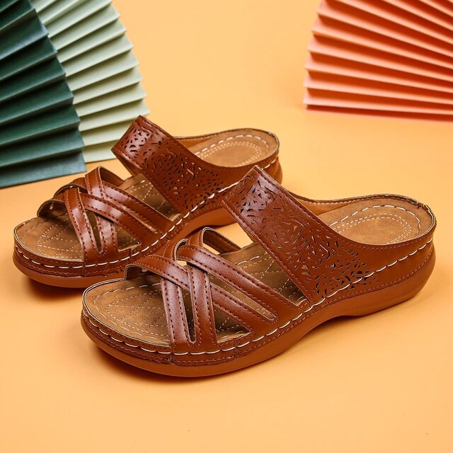 FEMKE Orthopädische Sandalen im Vintage-Stil