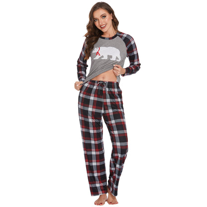 Familien Weihnachts-Pyjama Set – Eltern-Kind Partnerlook Schlafanzüge für Weihnachten
