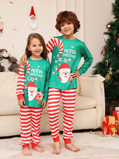 Familien Weihnachts-Pyjama Set – Eltern-Kind Partnerlook Schlafanzüge für Weihnachten