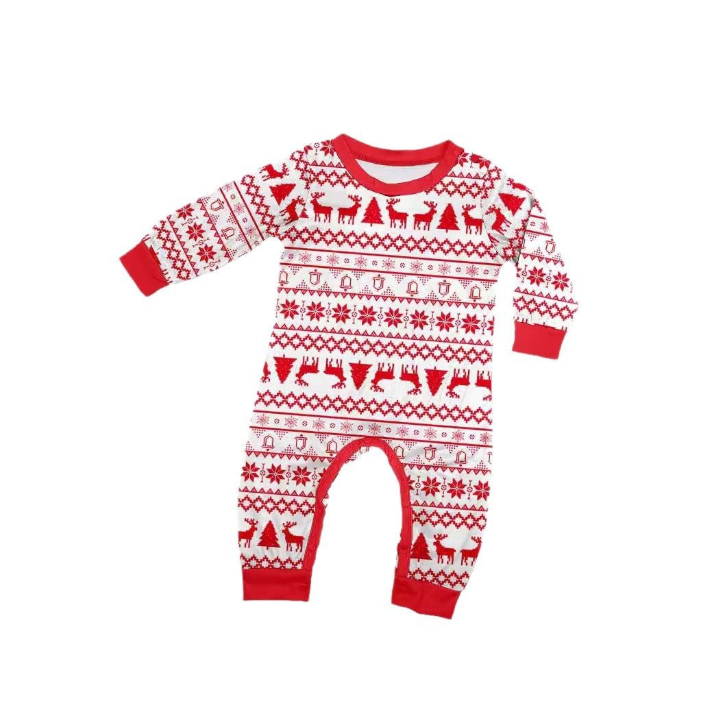 Familien Weihnachts-Pyjama Set – Eltern-Kind Partnerlook Schlafanzüge für Weihnachten