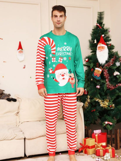 Familien Weihnachts-Pyjama Set – Eltern-Kind Partnerlook Schlafanzüge für Weihnachten