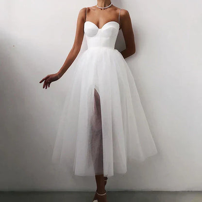 Fayette™ – Damen Langes Abendkleid mit Eleganten Laternenärmeln