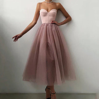 Fayette™ – Damen Langes Abendkleid mit Eleganten Laternenärmeln