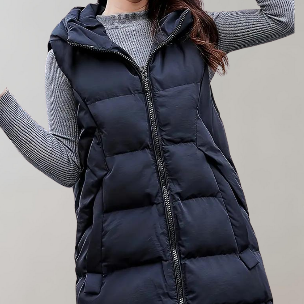 Felicie lange Winterjacke mit Kapuze