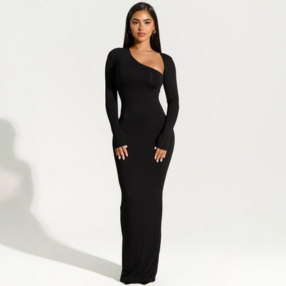 Figurbetontes Kleid mit langen Ärmeln von Katheryn