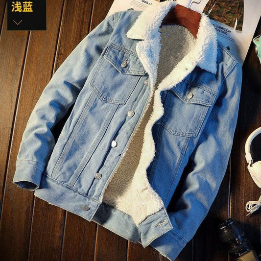 Elarova |  Fleece-Jeansjacke für Herren