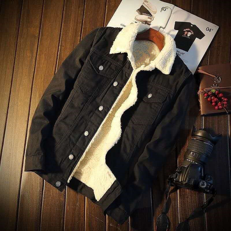 Elarova |  Fleece-Jeansjacke für Herren