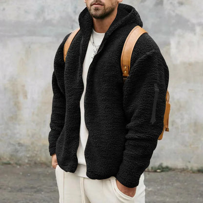 Fleece- und Kaschmir-Winterjacke Ludo