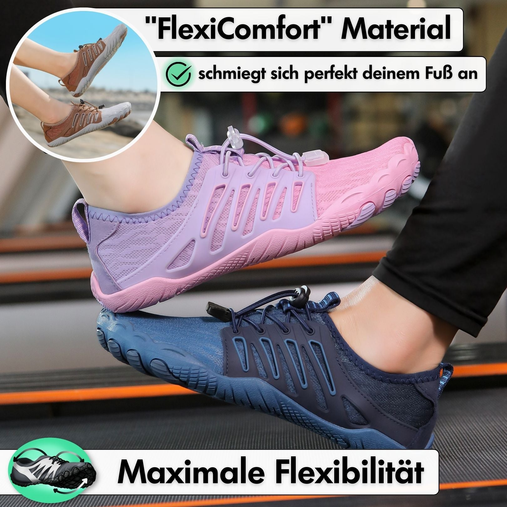 FlexiBare™ – Unisex Barfußschuhe Flexibel & Atmungsaktiv