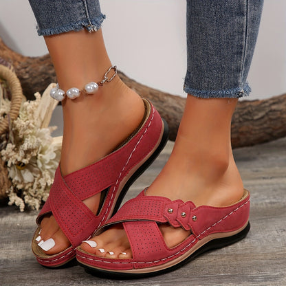 FlexiGlow™ – Elegante Damen Sandalen mit Orthopädischem Komfort