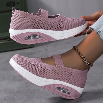 FlexiKnit™ – Bequeme Damen Slip-On Sneaker mit atmungsaktivem Gewebe