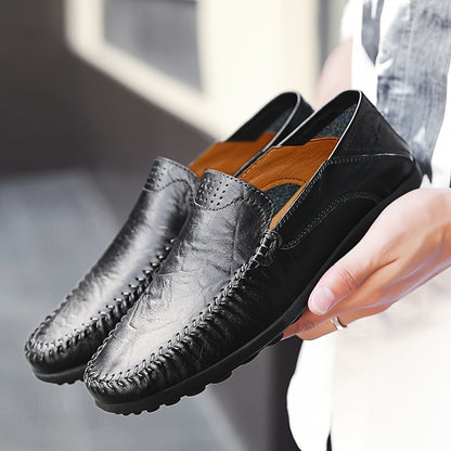 FlexiMoc™ – Stilvolle Herren Mokassins mit Komfortabler Slip-On Passform