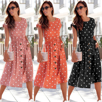 Floravie™ – Damen Midikleid mit Atmungsaktivem Komfort