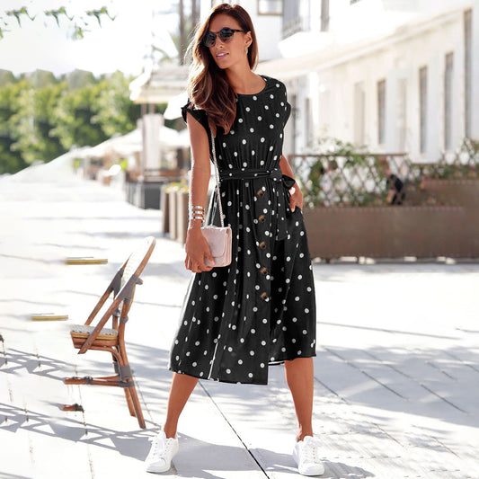Floravie™ – Damen Midikleid mit Atmungsaktivem Komfort