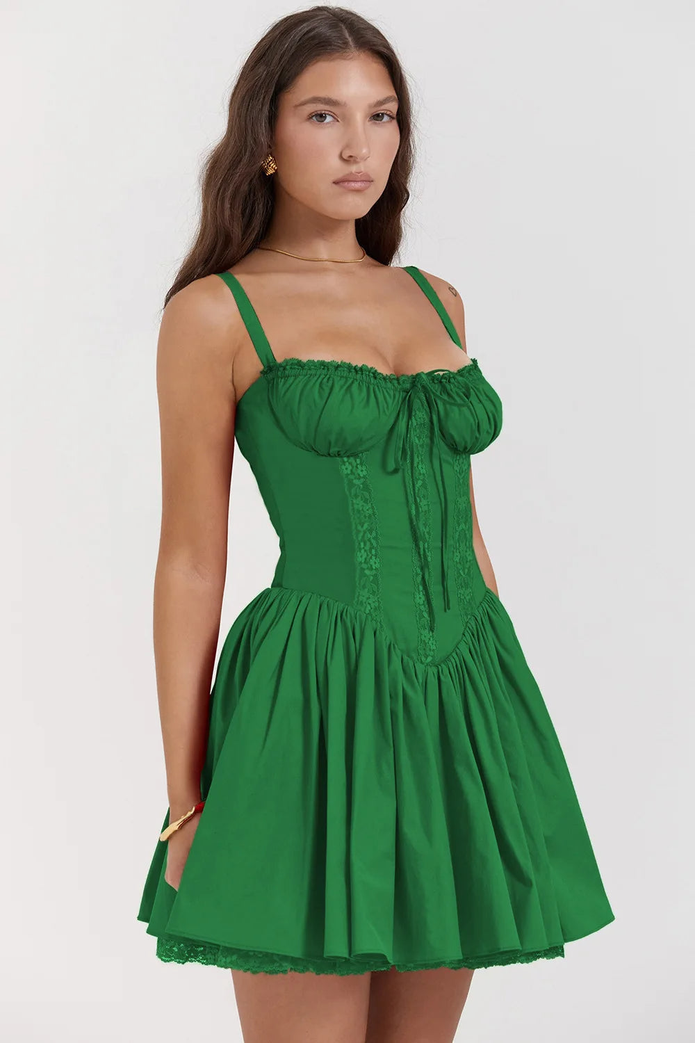 Floreviva™ – Damen Korsettkleid mit Romantischem Rock