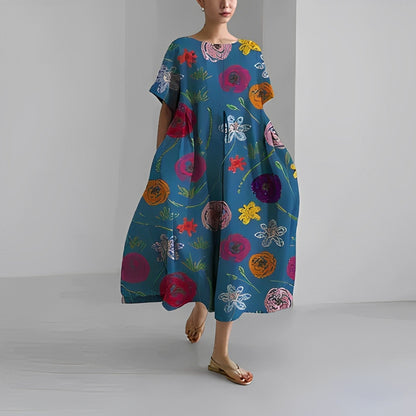FlorinaChic™ – Elegantes Damenkleid mit zeitlosem Sommerdesign