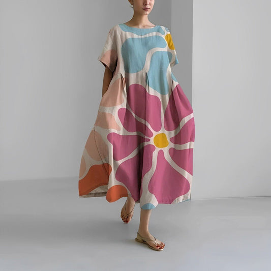 FlorinaChic™ – Elegantes Damenkleid mit zeitlosem Sommerdesign