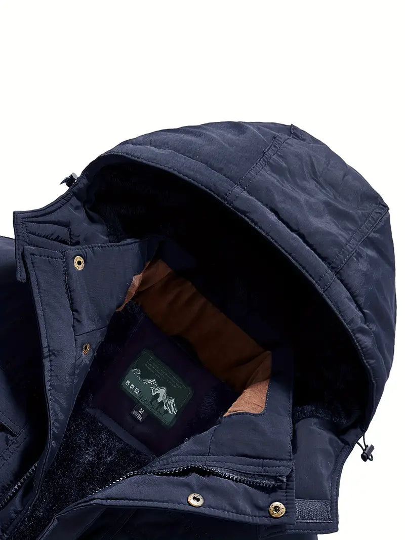 FrostGuard™ Herren Winterparkaa – Warm, Winddicht & Wasserdicht!