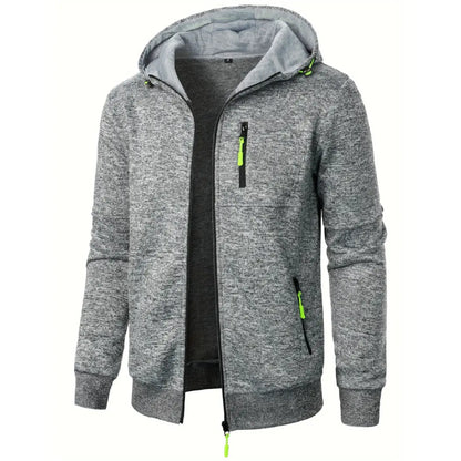 FrostHood™ –  Warme Kapuzenjacke für Herren mit Plüschfutter