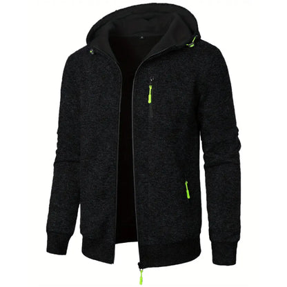 FrostHood™ –  Warme Kapuzenjacke für Herren mit Plüschfutter