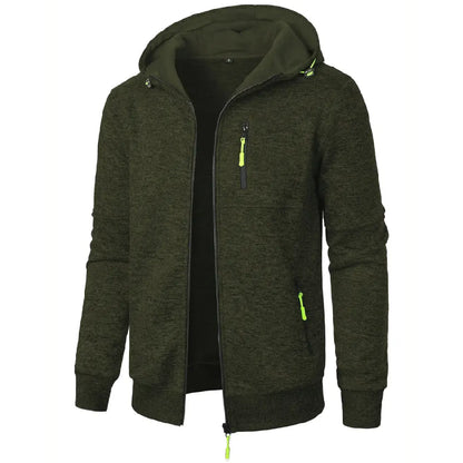 FrostHood™ –  Warme Kapuzenjacke für Herren mit Plüschfutter