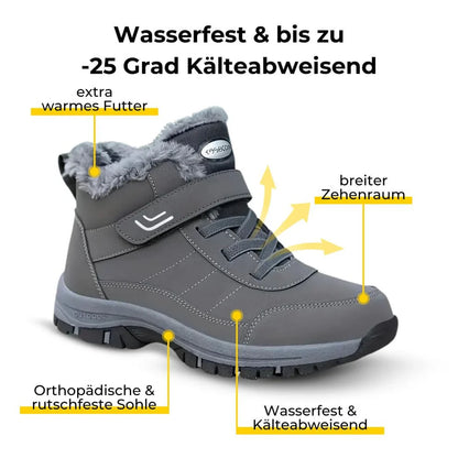 FrostStride™ – Orthopädische Winterstiefeletten Damen