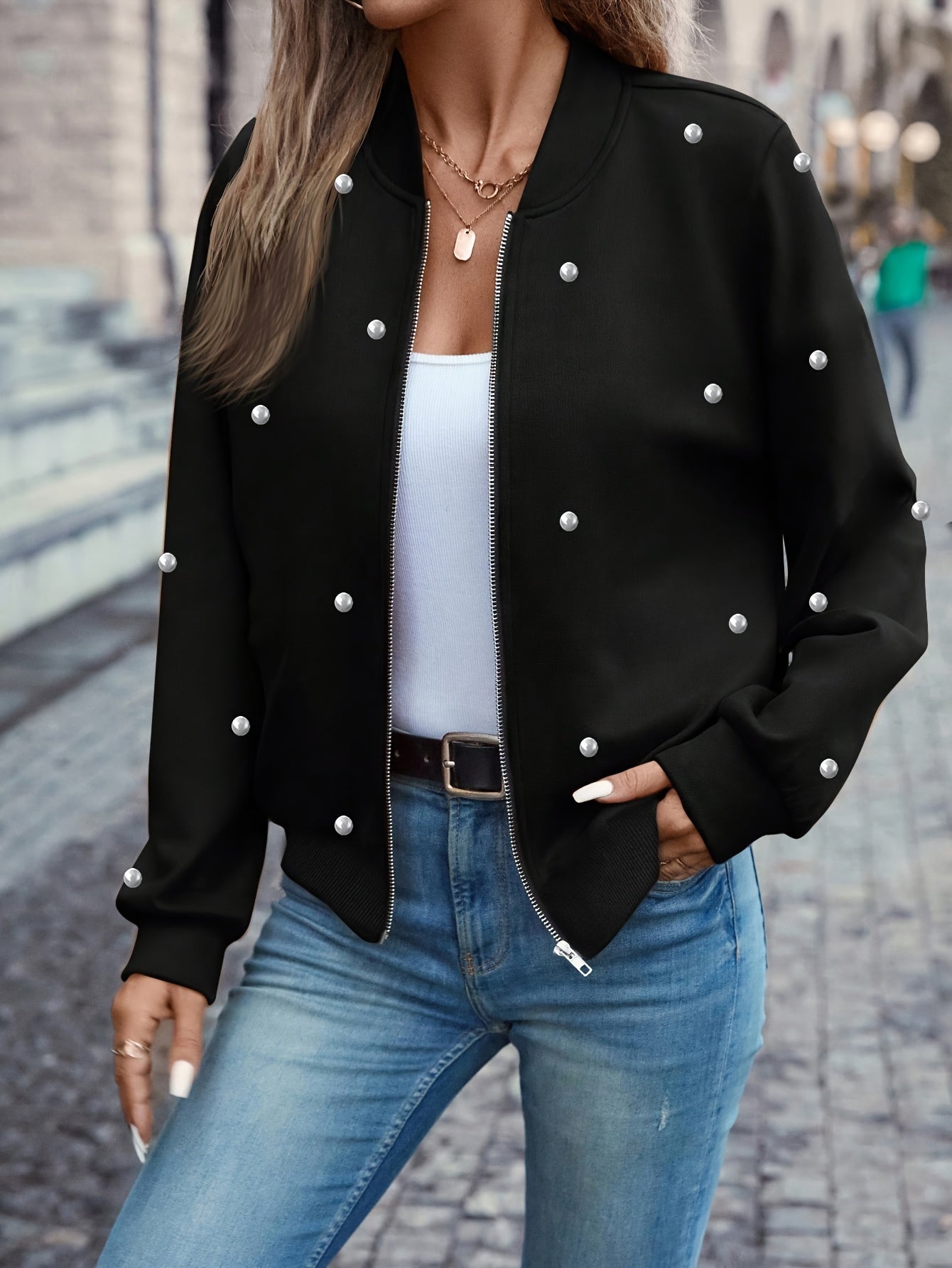 Frostella™ – Elegante Bomberjacke für Damen mit Leichtem Winterkomfort