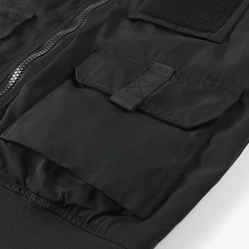 Funktionale Herren Cargo Jacke mit Multitaschen