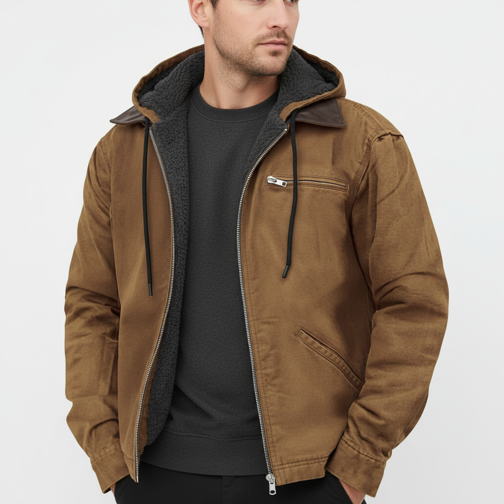 Herren Übergangsjacke Gefüttert Warm Kendrick
