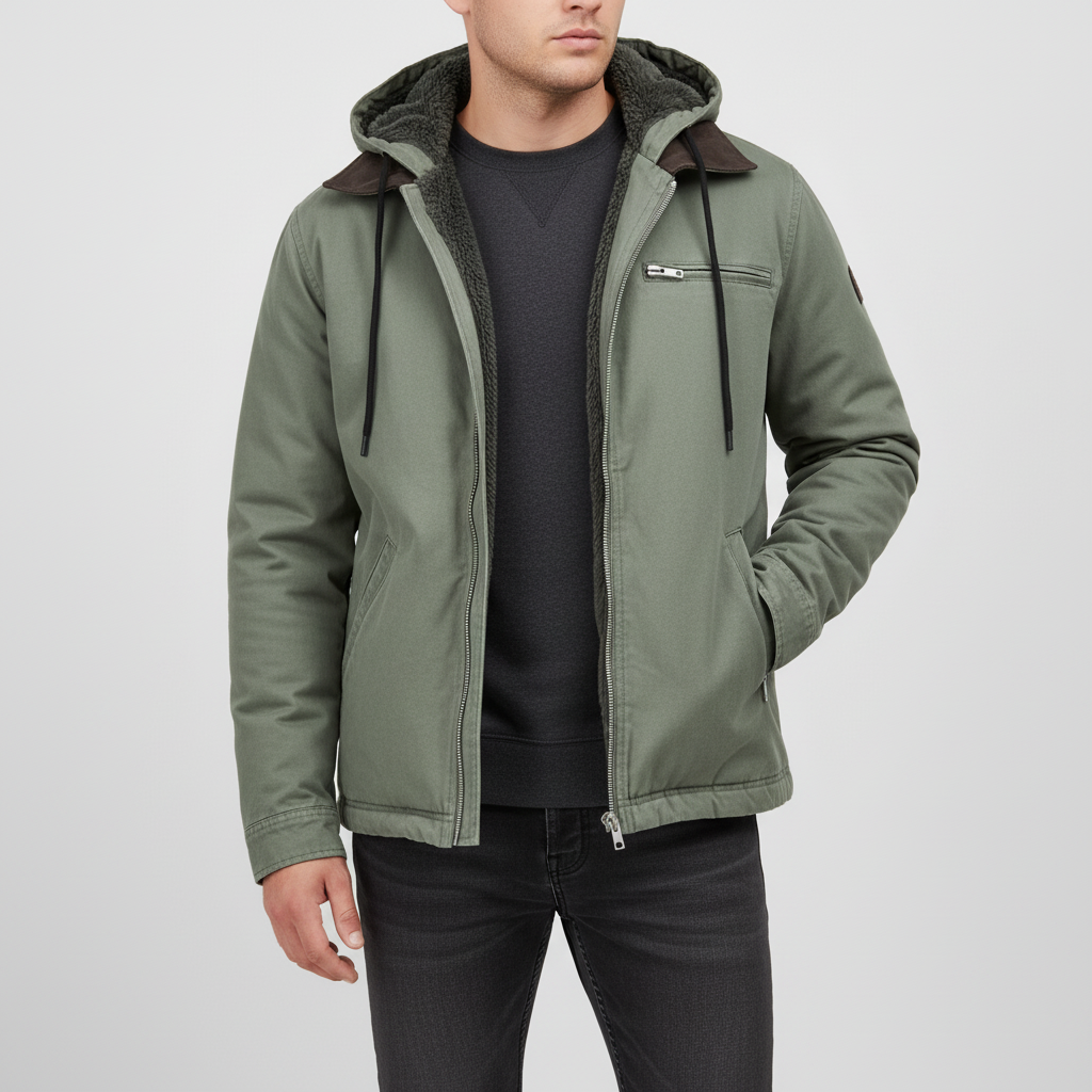 Herren Übergangsjacke Gefüttert Warm Kendrick