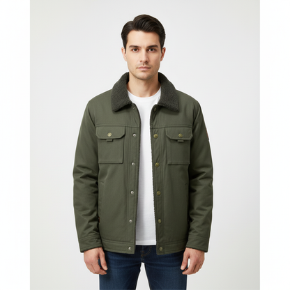 Warm gefütterte Winterjacke Damen Herren