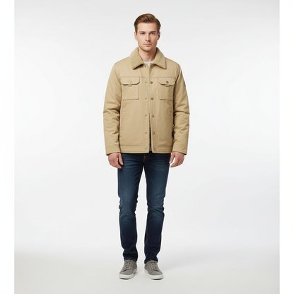 Warm gefütterte Winterjacke Damen Herren