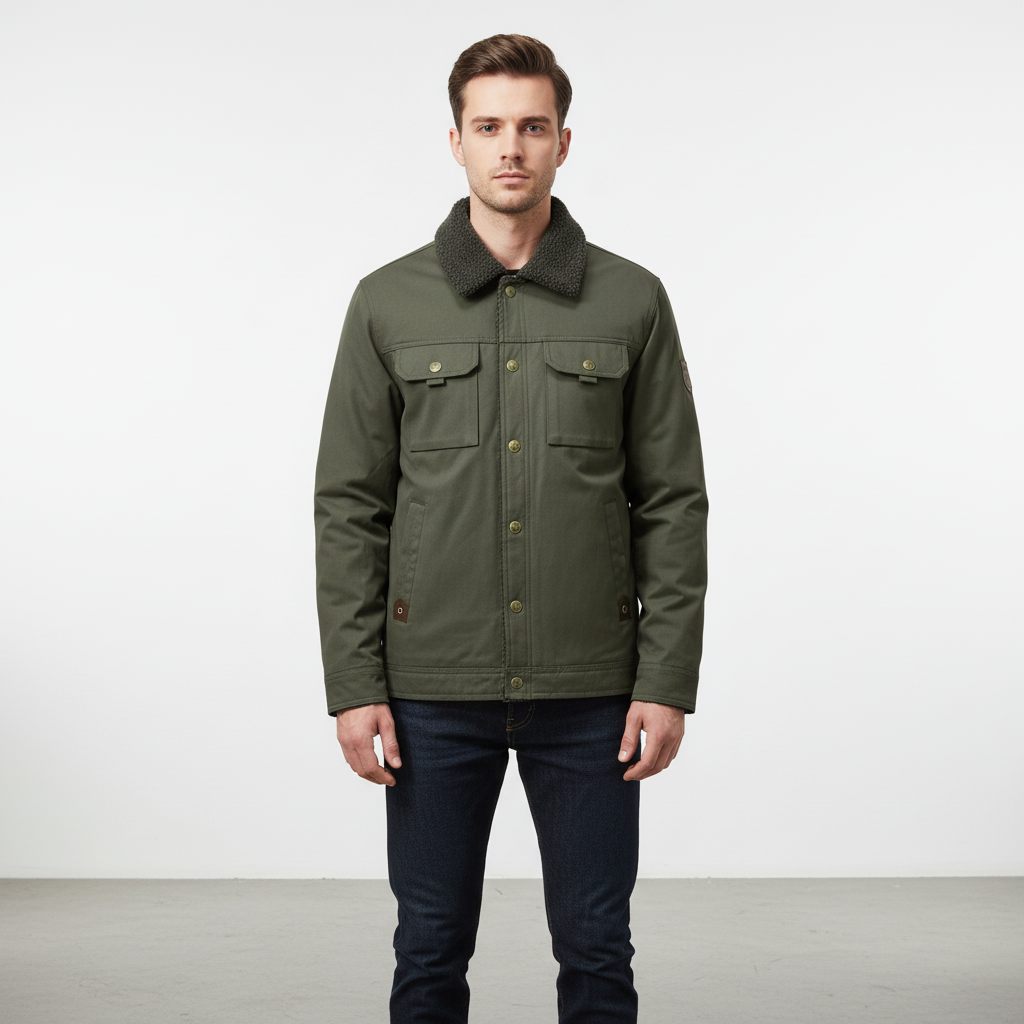 Warm gefütterte Winterjacke Damen Herren