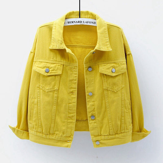 Elarova |  Gelbe Jeansjacke