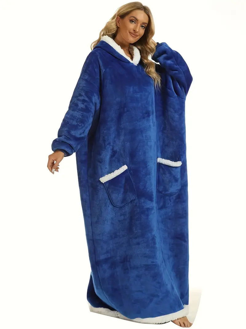 Gemütlicher Kapuzen-Decken-Pyjama aus Georgia