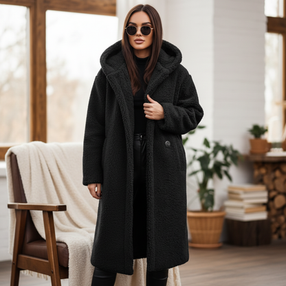 Herbst-Mantel Damen Warm Bequem - Elarova