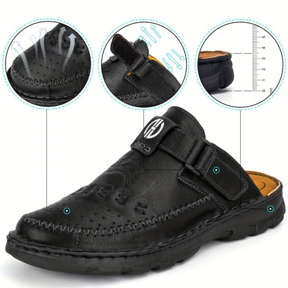 GentleStep™ – Herren Leder Sandalen mit Komfort Fußbett