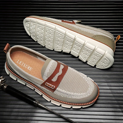 GentleWalk™ – Atmungsaktive Slip-On Loafer für Herren