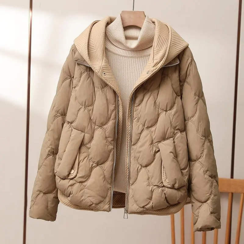 Elarova |  Gesteppte Jacke mit Muster für Damen