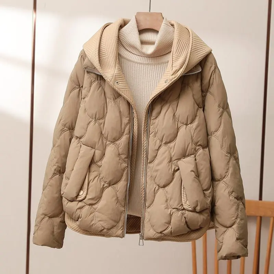 Elarova |  Gesteppte Jacke mit Muster für Damen