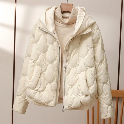 Elarova |  Gesteppte Jacke mit Muster für Damen