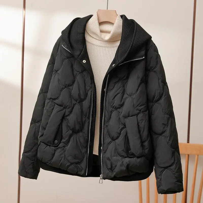 Elarova |  Gesteppte Jacke mit Muster für Damen