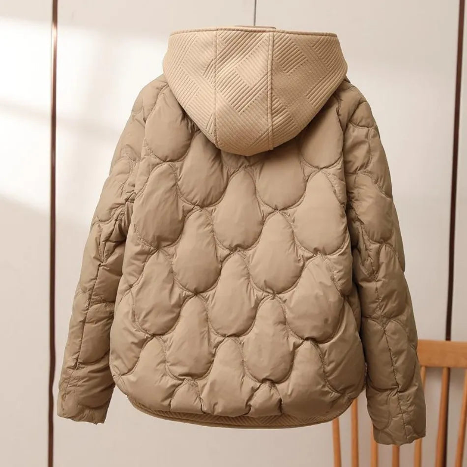 Elarova |  Gesteppte Jacke mit Muster für Damen